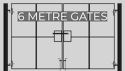 6 metre gates